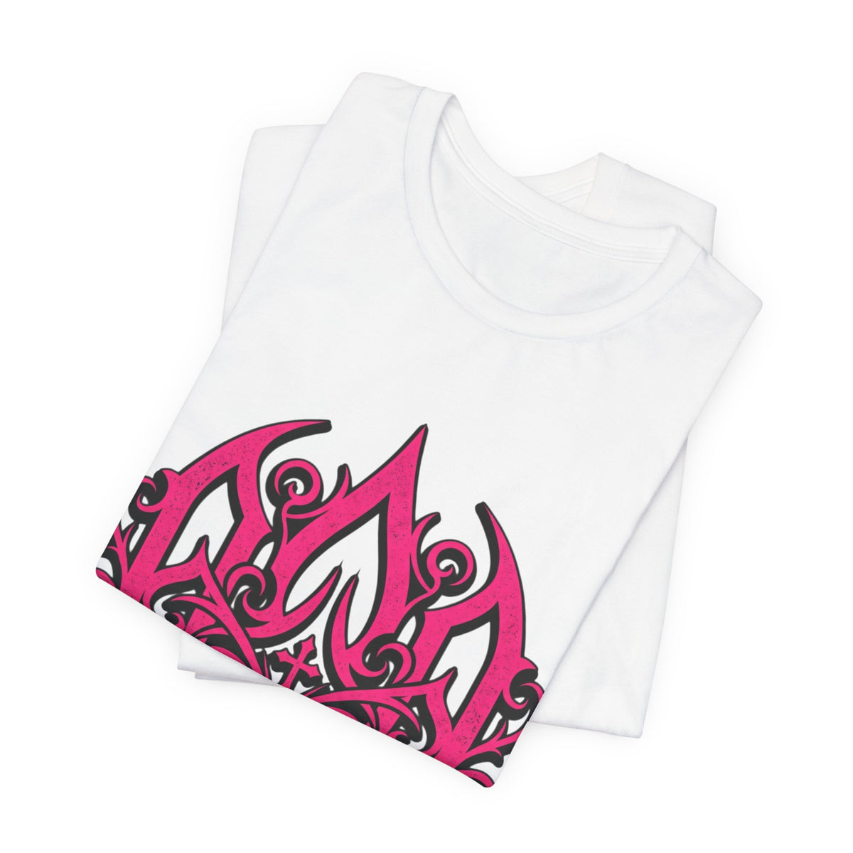 Pink Gothic Filigree Graphic Tee