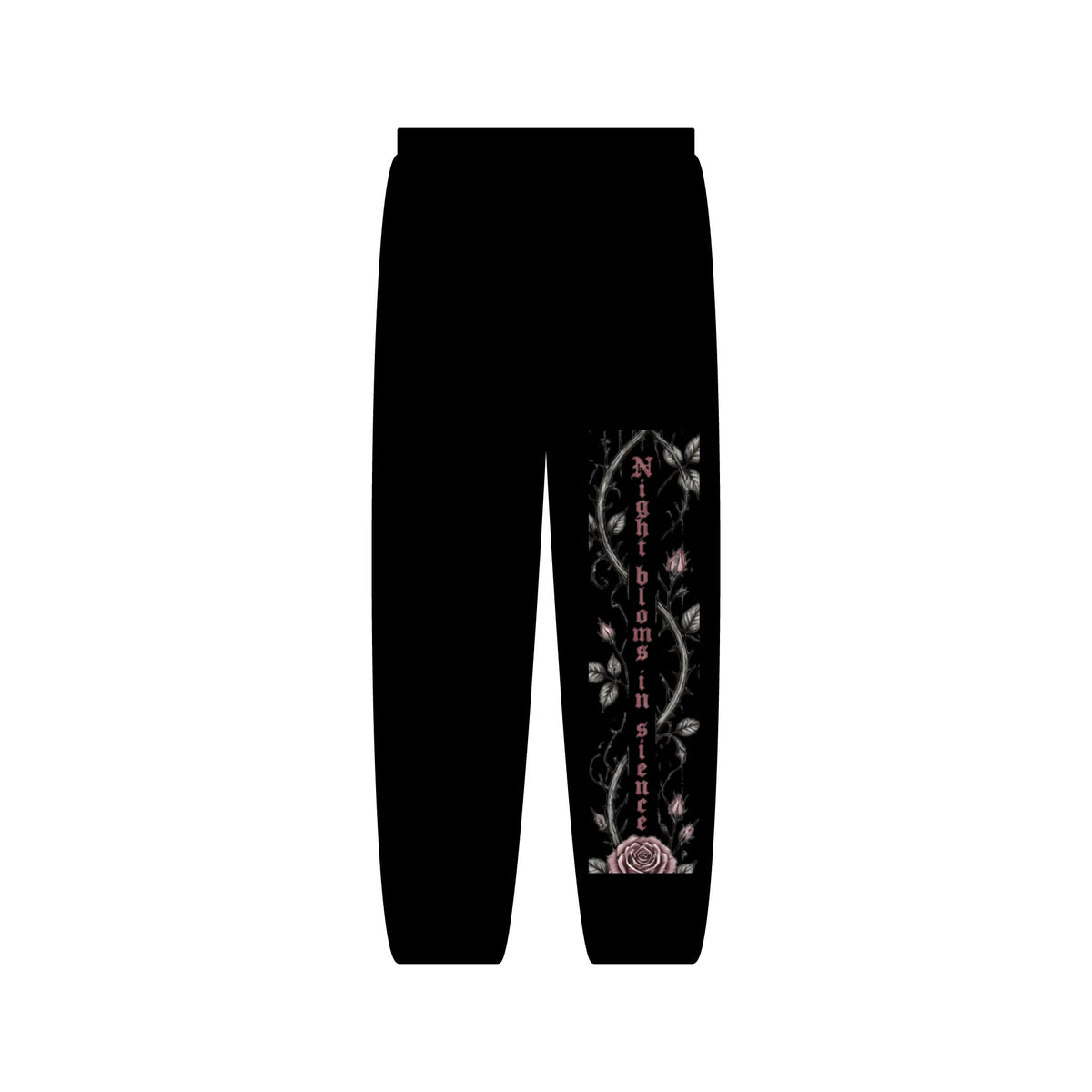 Floral Scroll 'Existing Brands' Joggers — Vintage Vine Sweatpants