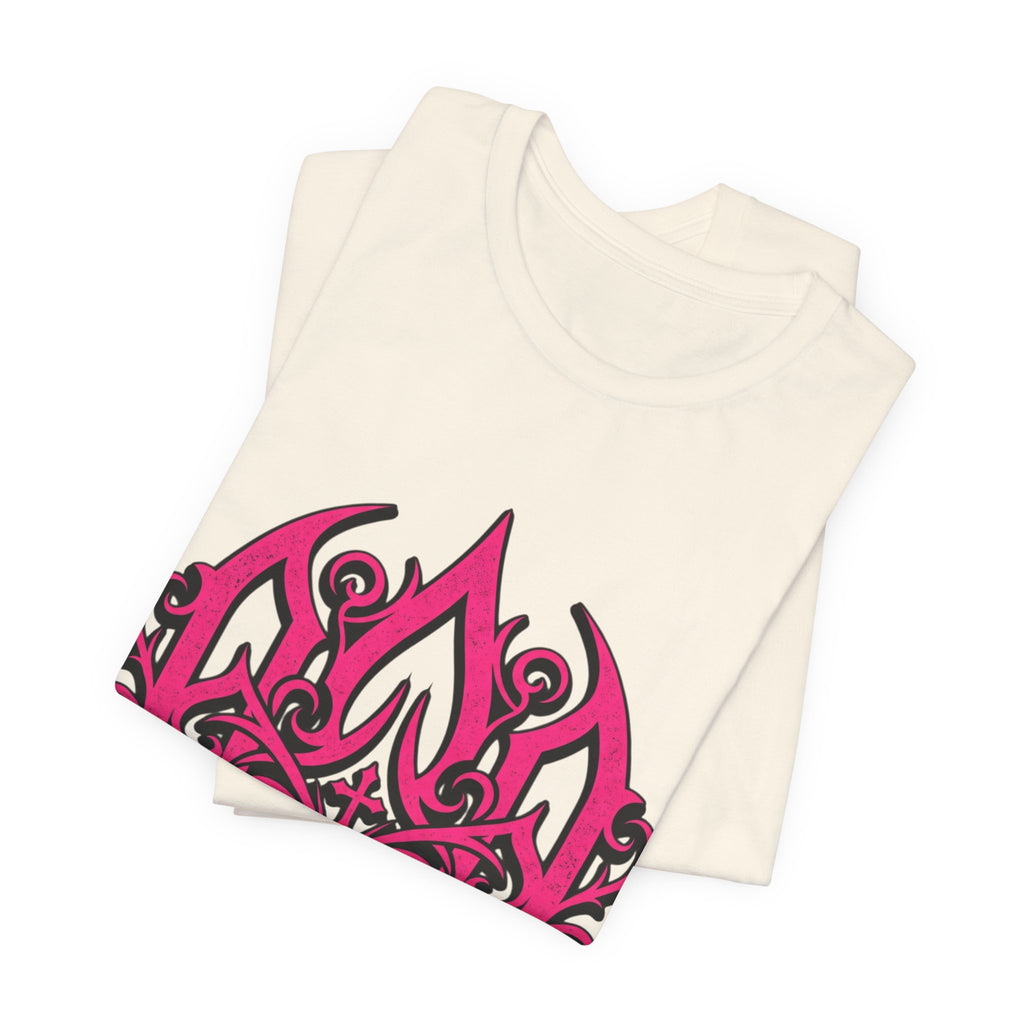 Pink Gothic Filigree Graphic Tee
