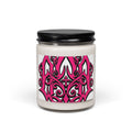Pink Gothic Vine Soy Candle — 9oz Scented Jar