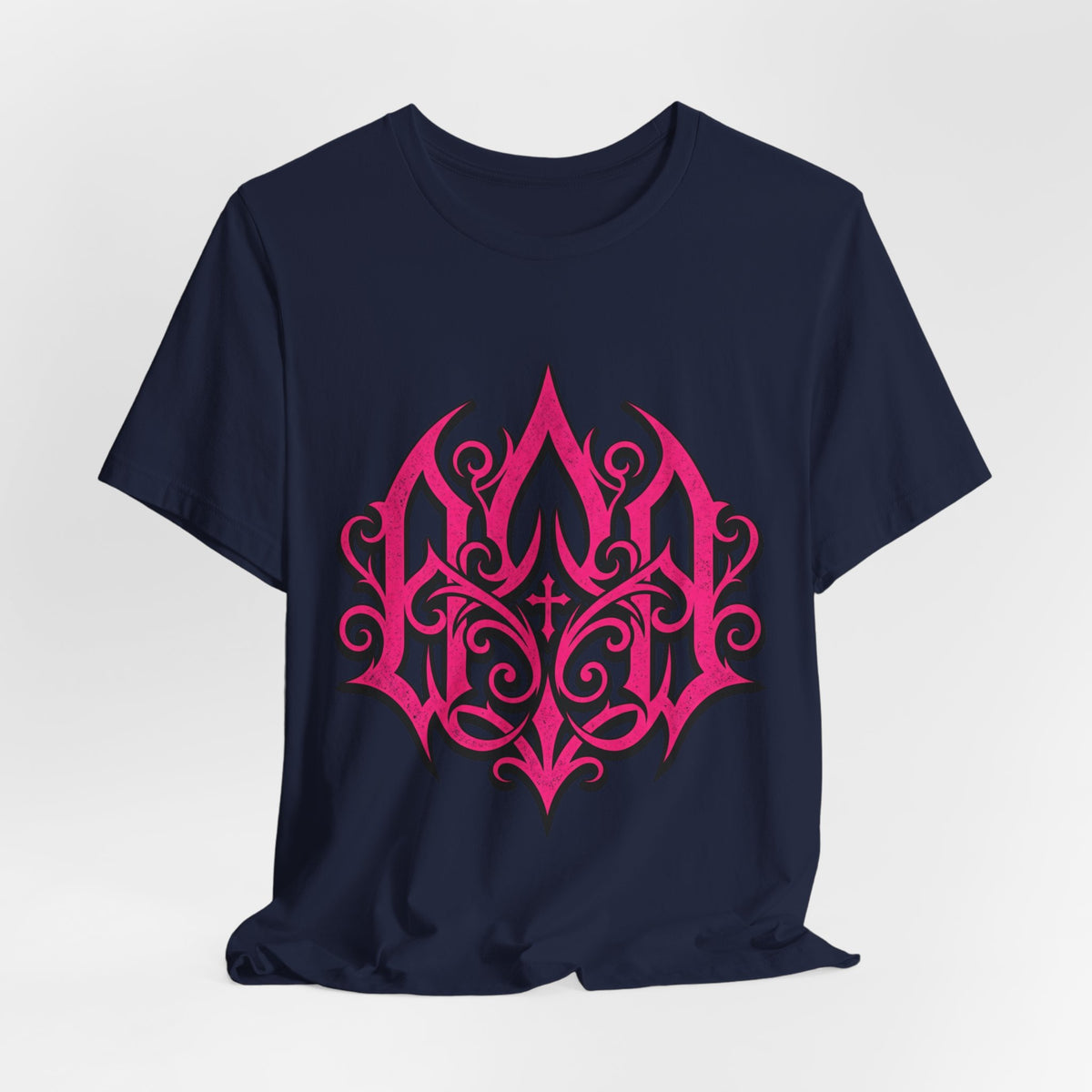 Pink Gothic Filigree Graphic Tee