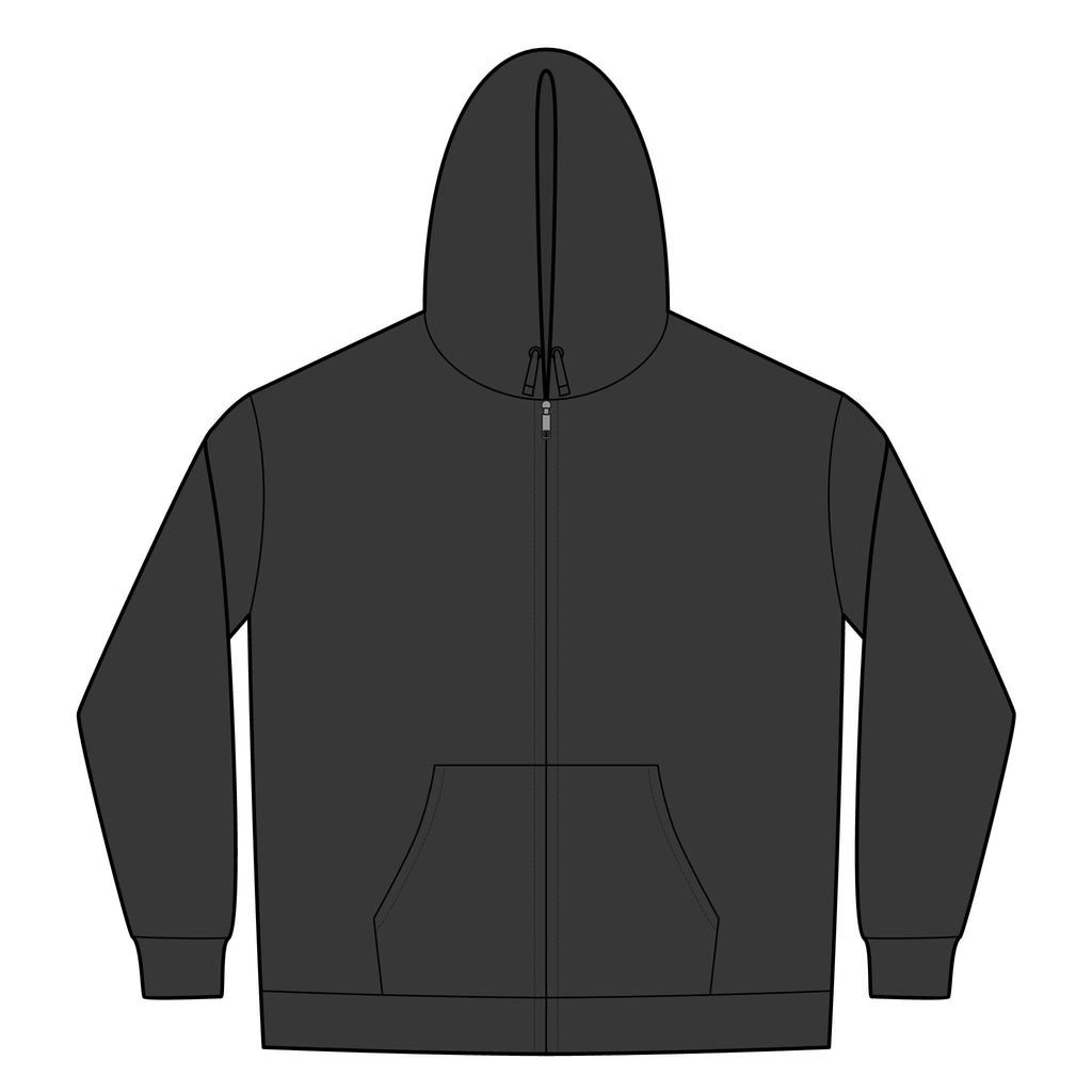 Unisex Heavyweight Full-Zip Hooded Sweatshirt