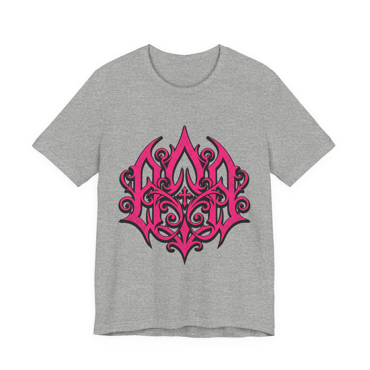 Pink Gothic Filigree Graphic Tee