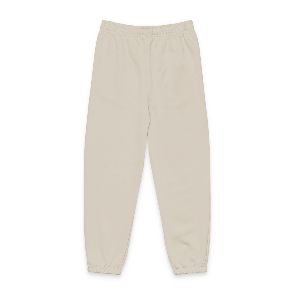 Grey Sweatpants with Pink Vertical 'Vogue' Script — Streetwear Lounge Joggers