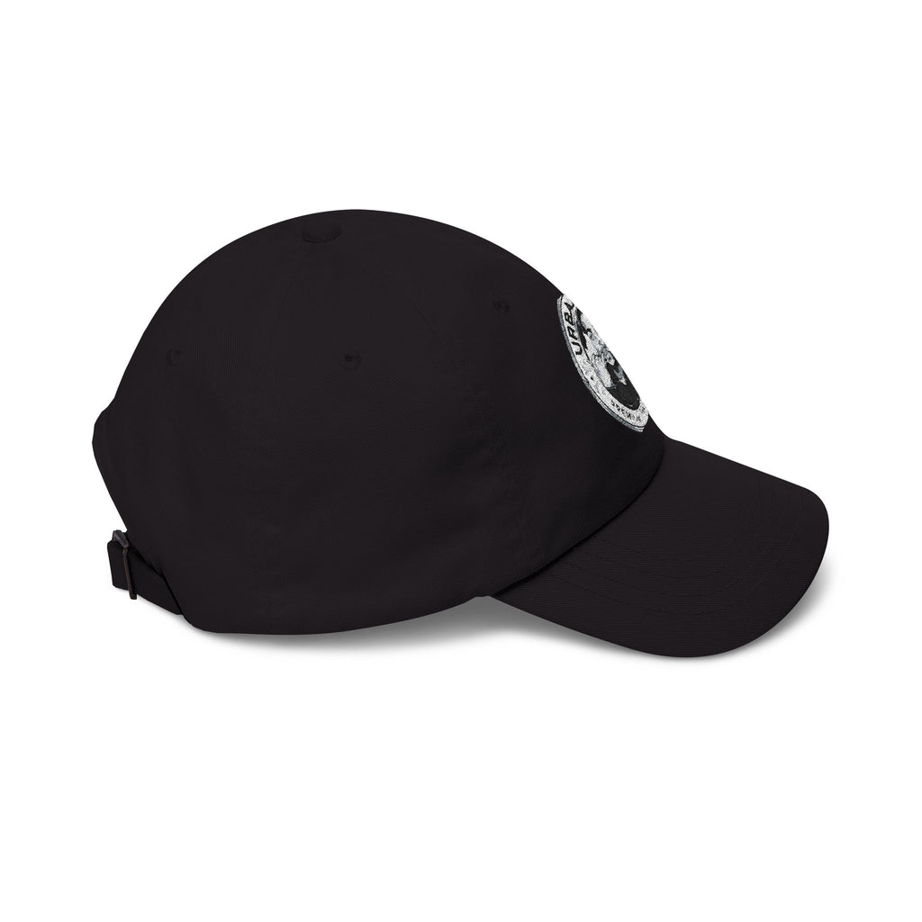 Urban Elite Classic Dad Cap — Vintage Monochrome Logo Baseball Hat