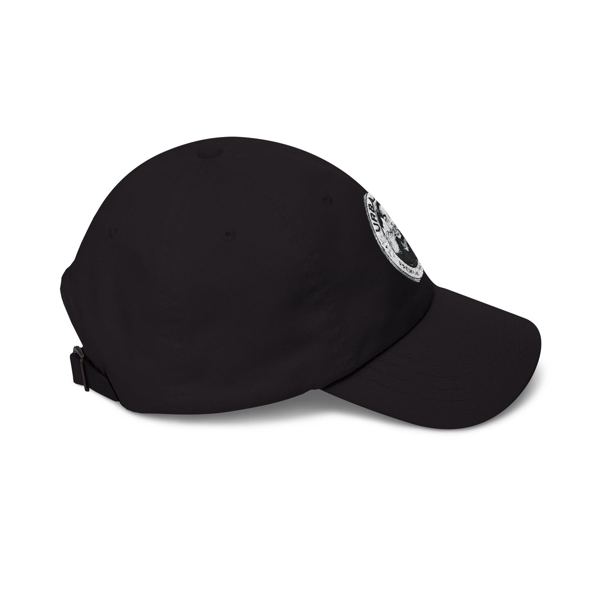 Urban Elite Classic Dad Cap — Vintage Monochrome Logo Baseball Hat