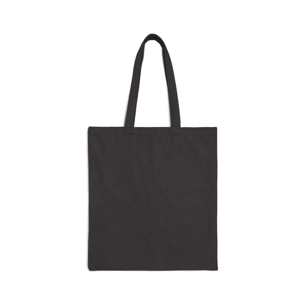 Canvas Tote Bag — Smiling Portrait Illustration Cotton Shopper