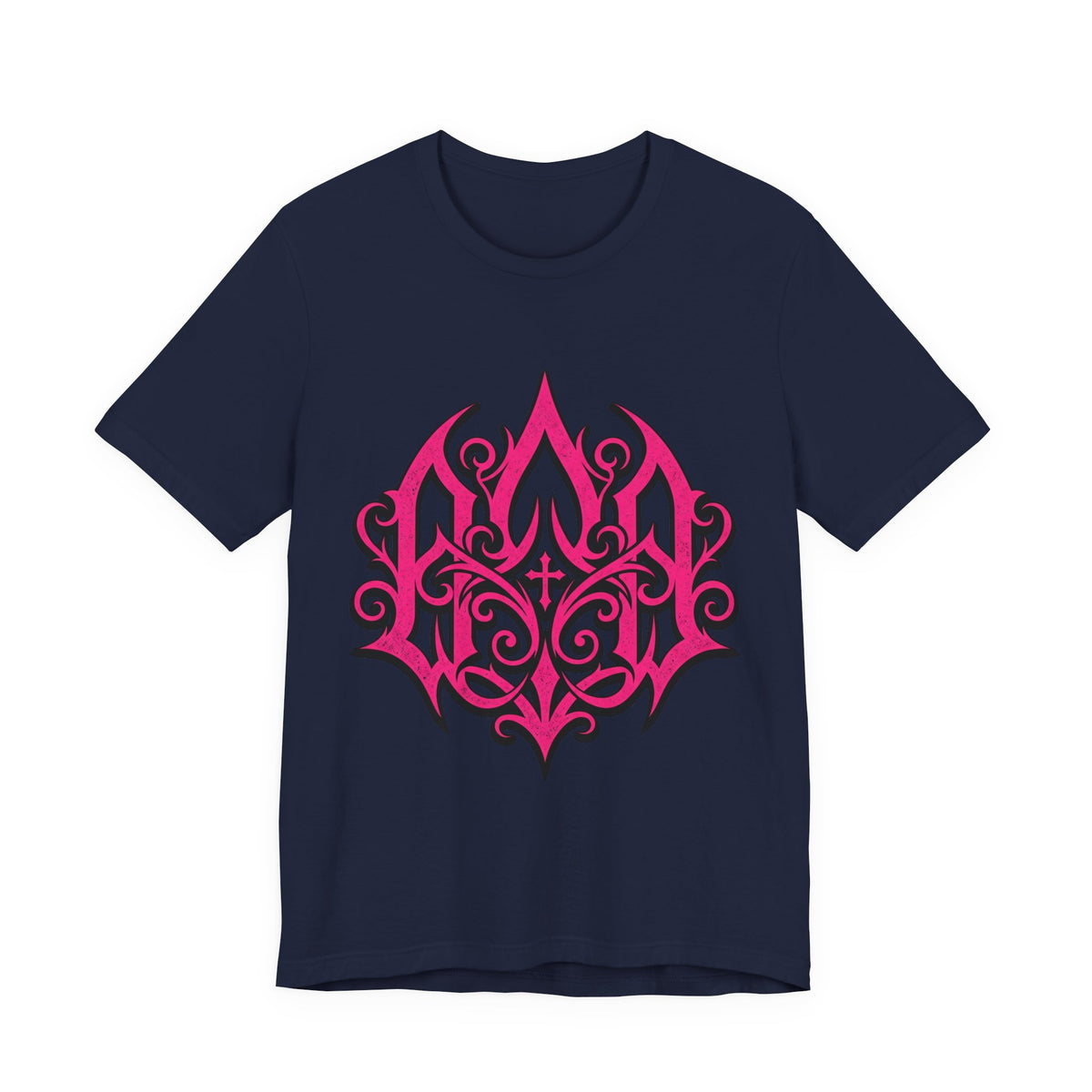 Pink Gothic Filigree Graphic Tee