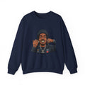 Graphic Crewneck Sweatshirt — Urban Portrait Illustration