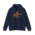 Graphic Hoodie — Smiling Cartoon Portrait Sweatshirt